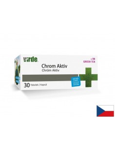 Хром 168 µg + Зелен чай 100 mg + Цинк – Метаболитен баланс и контрол на теглото, 30 капсули - Хром