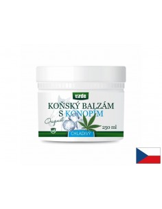 Охлаждащ конски балсам с конопено масло – При болка в ставите и мускулите, 250 ml