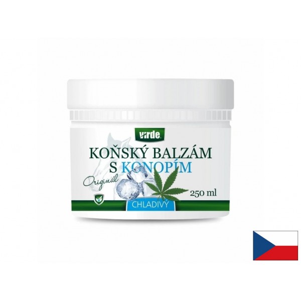 Охлаждащ конски балсам с конопено...