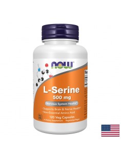 L-Серин – Ясна памет, фокус и когнитивна подкрепа, 500 mg х 120 капсули