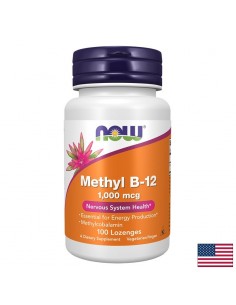 Витамин B12 (метилкобаламин) – Енергия, добра памет и здрава нервна система, 1000 µg, 100 таблетки за смучене
