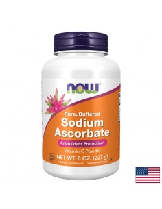 Витамин C (натриев аскорбат) – Силен имунитет и антиоксидантна защита, 835 mg, 227 g прах
