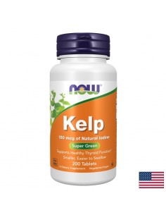 Йод (от келп) – Нормална функция на щитовидната жлеза, 150 µg, 200 таблетки