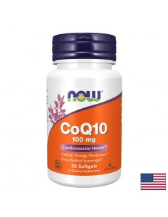 Коензим Q10 – Сърдечна енергия и клетъчна защита, 100 mg, 50 софтгел капсули