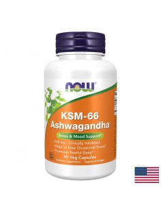 Ашваганда KSM-66 – Психическа устойчивост, фокус и енергия, 600 mg, 90 капсули