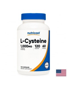 L-Цистеин – За детокс на черния дроб и сърдечно-съдово здраве, 500 mg, 120 капсули - Черен дроб