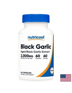 Черен чесън – За нормален холестерол и сърдечно здраве, 80 mg, 60 капсули - Високо кръвно
