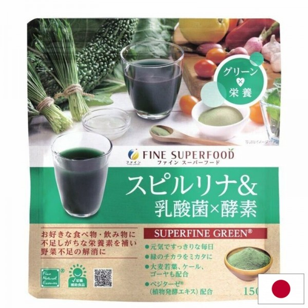 Спирулина + зелени храни +...