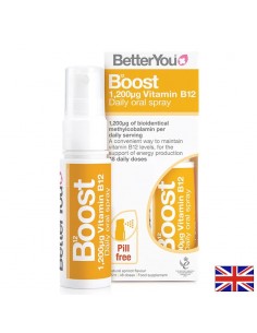 Витамин B12 (метилкобаламин) 300 µg + хром – За енергия и концентрация, орален спрей, 25 ml, 48 дози