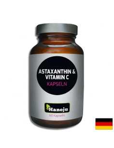 Астаксантин 8 mg + Витамин C 500 mg – Клетъчна защита и антиоксидантна подкрепа, 60 капсули