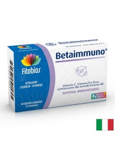 Betaimmuno - Ехинацея 200 mg + Витамин C 100 mg – Защита срещу вируси, 20 таблетки - Витамин C