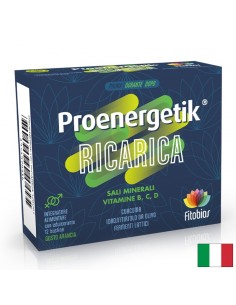 Proenergetik - Калий 300 mg + Магнезий 90 mg + Витамин C 80 mg – Енергия и електролитен баланс при натоварване, 12 сашета - Витамин B