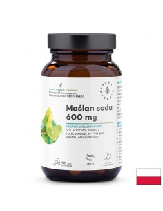 Натриев бутират – Поддържа здрава чревна лигавица и микрофлора, 300 mg, 90 капсули - Вегетарианци/Вегани