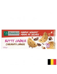 Бисквити с ядки и шоколад – 97% по-малко захар, хрупкави и вкусни, 120 g