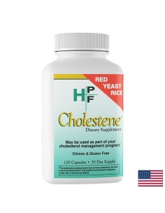 Cholestene (Червен ориз, дрожди) - За нормални нива на холестерола, 2400 mg, 120 капсули - Червен ориз