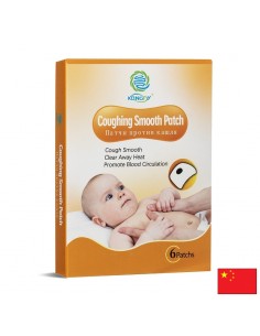 Пластири при кашлица – За деца над 6 месеца, с ментол и джинджифил, 6 броя