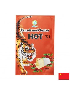 Загряващ пластир XL с капсаицин – При болки в гърба, кръста и мускулите, 1 брой, 12см х 18см - Болкоуспокояващи