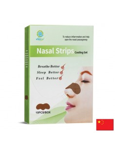 Назални ленти с охлаждащ гел – При запушен нос и затруднено дишане, 10 броя - Алергии