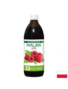 Сок от малина + Витамин C 120 mg – Имунна защита, 500 ml, 10 дози - Био сокове