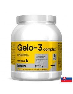 Колагенови пептиди 16 g + Глюкозамин 1000 mg + Хондроитин 400 mg – За стави, хрущяли и кости, Gelo-3 complex, 390 g прах - Артрит