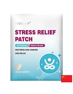 Пластири за облекчаване на стреса – С ашваганда, златен корен и пасифлора, 30 броя - Пластири за детоксикация