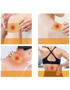 Загряващ пластир XL с капсаицин – При болки в гърба, кръста и мускулите, 1 брой, 12см х 18см 2 - Пластири за детоксикация