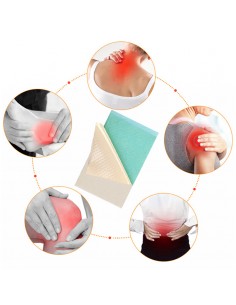 Обезболяващи пластири с ментол и камфор – За мускули и стави, 30 броя, 7см х 4.2см 2 - Пластири за детоксикация