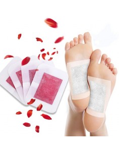 Детокс пластири за стъпала – Подпомагат елиминирането на токсини през нощта, 10 броя, 6х8 см 2 - Пластири за детоксикация