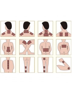 Загряващ пластир с капсаицин – При мускулни и ставни болки, 1 брой, 12 см х 18 см 2 - Пластири за детоксикация