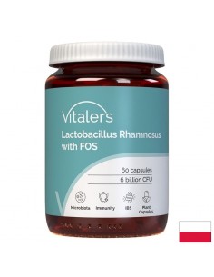 Лактобацилус рамнозус 6 млрд. + пребиотик FOS – Имунна защита и храносмилане, 60 капсули