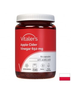 Ябълков оцет – Контрол на теглото и активен метаболизъм, 650 mg, 60 капсули