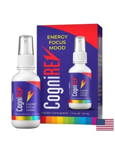 CogniREV – Ментална енергия, фокус и настроение, 60 ml спрей - Ашваганда