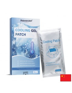 Охлаждащи гел пластири – При температура и главоболие, до 8 часа действие, 6 броя - Настинка и грип