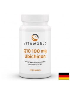 Коензим Q10 (убиквинон) – Енергия и сърдечна подкрепа, 100 mg, 100 капсули - Сърце