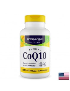 Коензим Q10 (убиквинон) – Енергия и сърдечна функция, 200 mg, 60 капсули