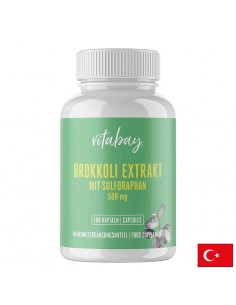Броколи екстракт 1000 mg със сулфорафан 100 mg – Имунитет, храносмилане и хормонален баланс, 60 капсули