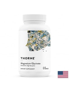 Магнезий (бисглицинат) – Спокойна нервна система, здраво сърце и мускули, 120 mg, 90 капсули - Магнезий