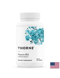 Витамин B12 (метилкобаламин) – Нормален енергиен метаболизъм, спокойна нервна система и здраво сърце, 1000 µg, 60 капсули - Витамин B