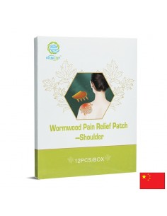 Пластири за рамене с пелин и етерични масла – Облекчаване на болка и напрежение, 12 бр.