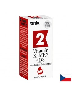 Витамин K2 MK7 200 µg + Витамин D3 20 µg – Здрави кости и зъби, 60 таблетки