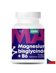 Магнезий (бисглицинат) 250 mg + Витамин B6 – Здрава мускулна функция и сърдечно-съдова система, 90 капсули