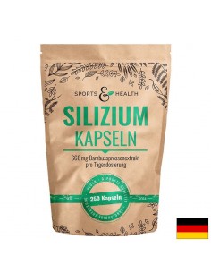 Силиций от бамбук – Здрава коса, кожа и нокти, 250 mg, 250 капсули - Коса, кожа, нокти