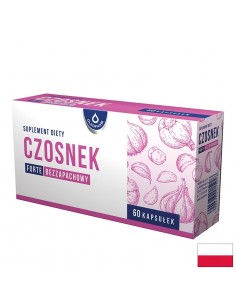Чесън (без мирис) – Имунитет и сърдечно-съдова подкрепа, 100 mg, 60 капсули