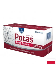 Калий – При крампи, мускулна умора и нарушения в сърдечния ритъм, 960 mg, 60 капсули с удължено освобождаване