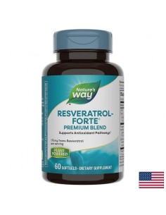 Премиум формула за сърдечно-съдовата система и мозъка - Resveratrol Forte, 60 софтгел капсули - Клетъчно здраве