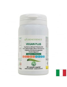 Мултивитамини за вегани с ензими – Енергия и оптимално усвояване, Vegan Plus, 60 капсули
