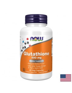 Глутатион с бял трън и алфа-липоева киселина – Антиоксидант и подкрепа за черния дроб, 500 mg, 60 V капсули - Тисилин/ Бял трън
