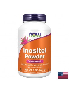Инозитол – Хормонален баланс и женска репродуктивна подкрепа, 730 mg, 227 g прах (~300 дози) - Инозитол