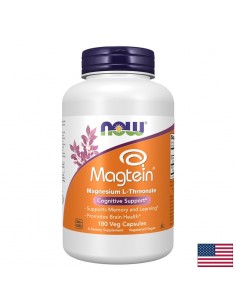 Магнезий L-треонат (Magtein®) – Памет и концентрация, 48 mg, 180 веган капсули