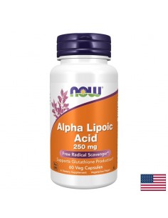 Алфа липоева киселина – Метаболитен баланс и клетъчна защита, 250 mg, 60 V капсули